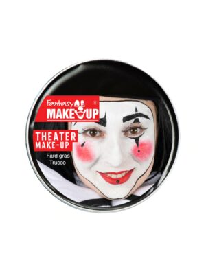 Theater-Schminke schwarz 25g Schminke für Karneval & Fasching