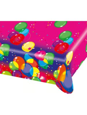 Tischdecke Ballon Party 120x180cm Farbe: bunt