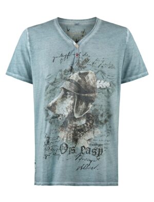 Trachten-Shirt Wastl blau M