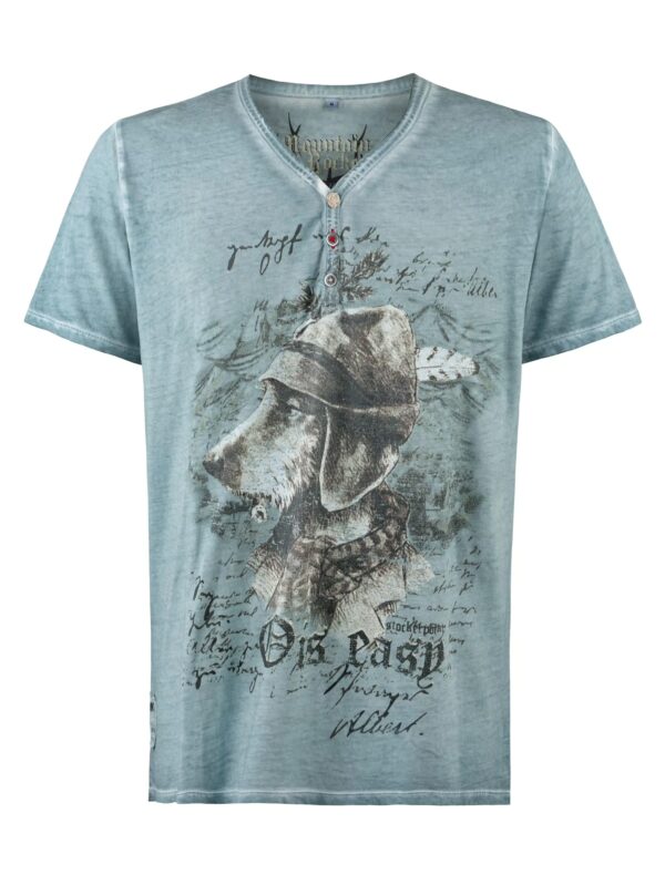 Trachten-Shirt Wastl blau M