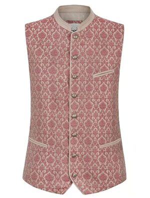 Trachtenweste Silvestro Herren rosa 46