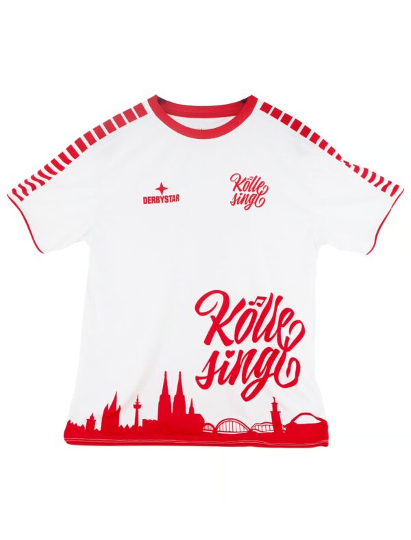 Trikot Kölle singt Unisex rot/weiß S
