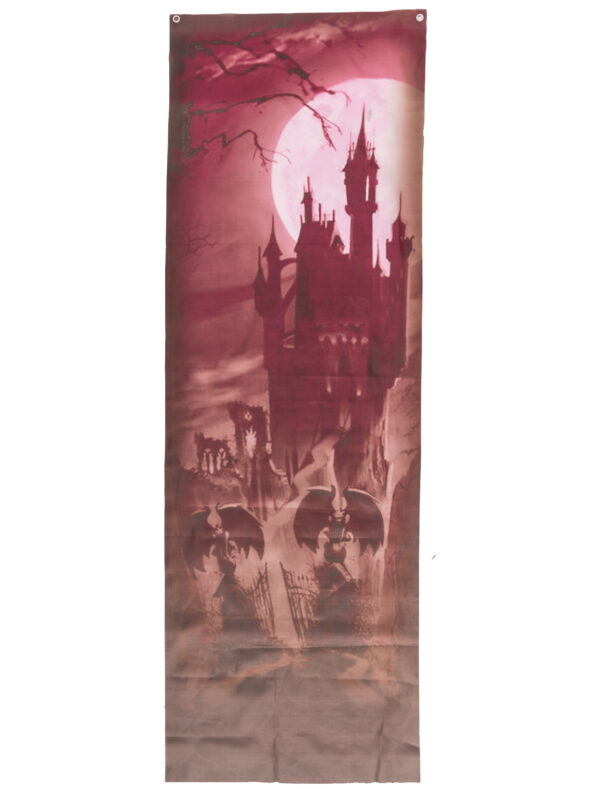 Türdekor Schloss Farbe: schwarz/lila