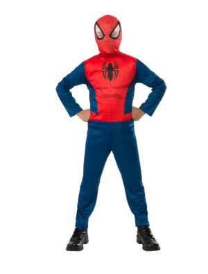 Ultimate Spider-Man 2-tlg. rot/blau 3-4 Jahre