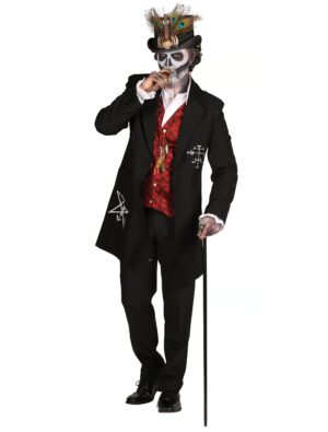 Voodoo Meister Herren 3-tlg. schwarz L