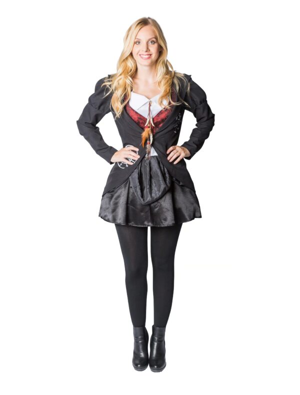Voodoo Priesterin Damen 2-tlg. schwarz S