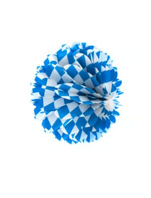 Wabenball Oktoberzauber 28cm Farbe: blau/weiß