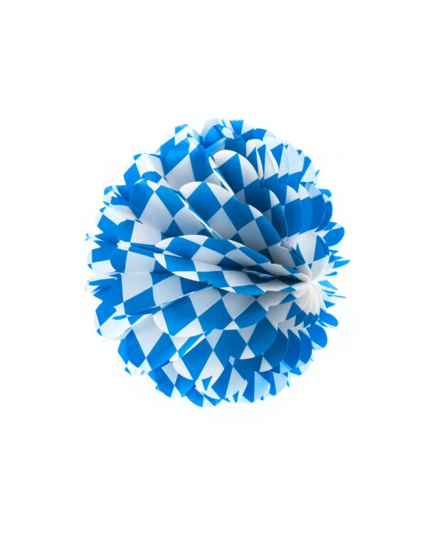 Wabenball Oktoberzauber 28cm Farbe: blau/weiß