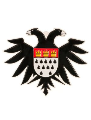 Wanddeko Kölner Adler 30x30cm Farbe: schwarz