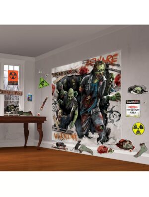 Wanddeko Zombie-Set 32-tlg. bunt Farbe: bunt
