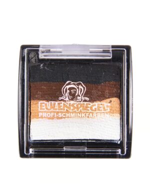 Water Make-Up split cake teddy 6ml Schminke für Karneval & Fasching Farbe: braun