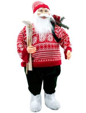 Weihnachtsmann 90cm norwegisch Farbe: rot/weiß