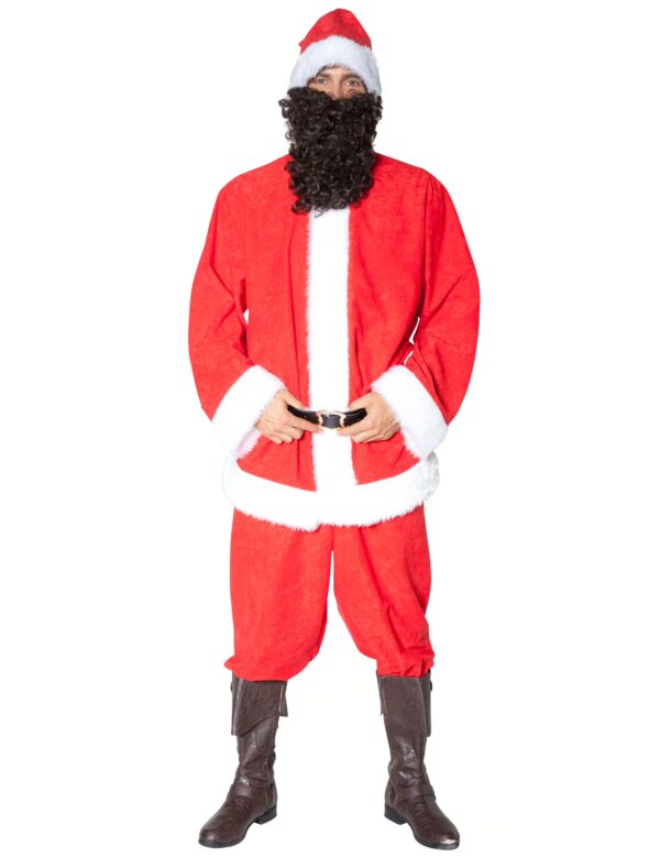 Weihnachtsmann-Set 4-tlg. rot/weiß 52-54