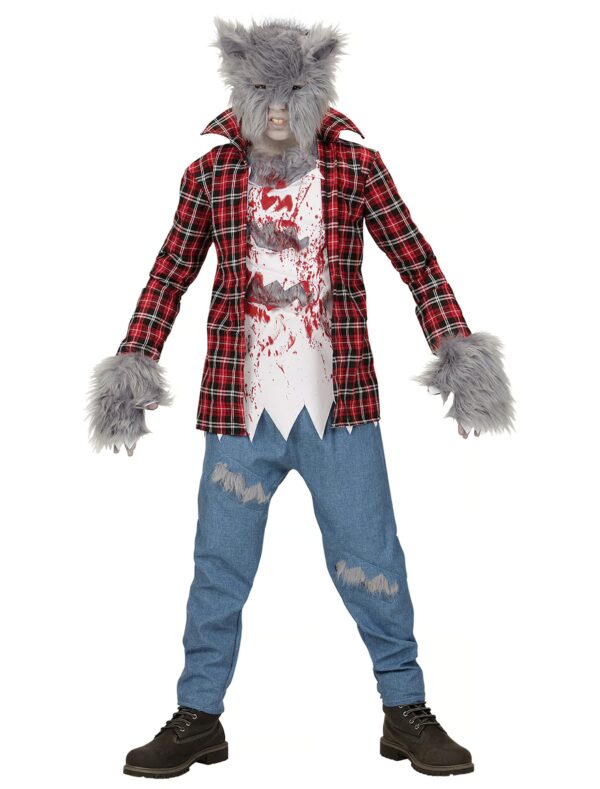 Werwolf Kinder 4-tlg. bunt 140 Farbe: bunt