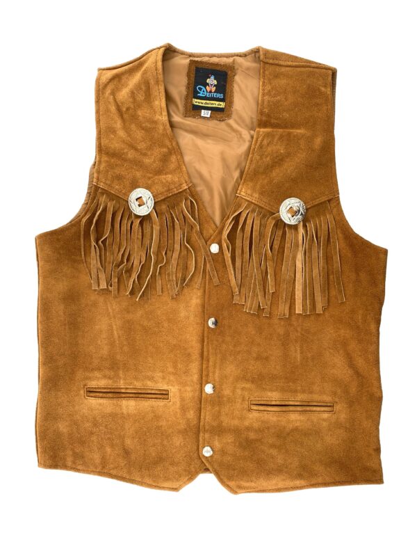 Weste Cowboy Herren hellbraun S/M