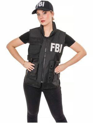 Weste FBI Damen Farbe: schwarz