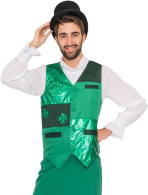 Weste Kleeblätter Herren grün S/M
