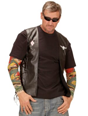 Weste Outlaw Bikers schwarz XL