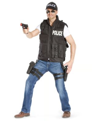 Weste POLICE Herren Farbe: schwarz