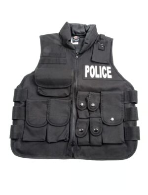 Weste POLICE Kinder Farbe: schwarz