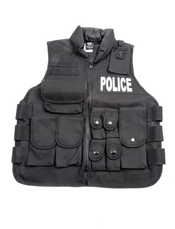 Weste POLICE Kinder Farbe: schwarz