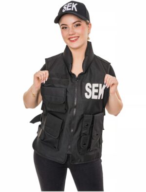 Weste SEK Damen Farbe: schwarz