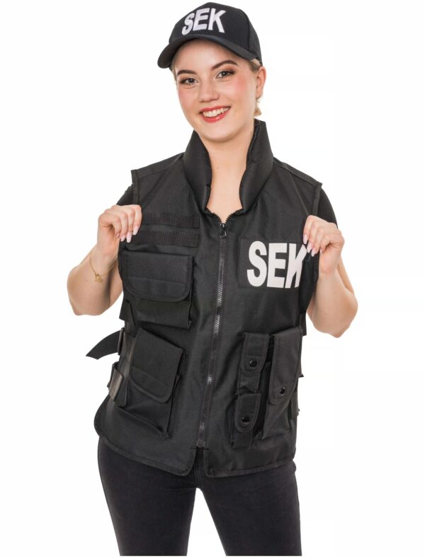 Weste SEK Damen Farbe: schwarz