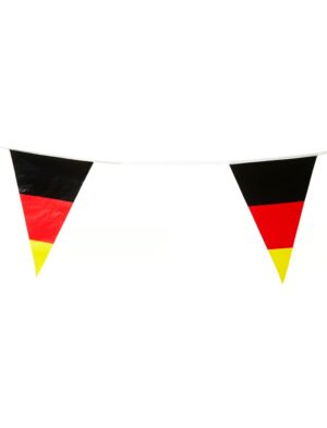 Wimpelkette Deutschland dreieck 10m Farbe: schwarz/rot/gold
