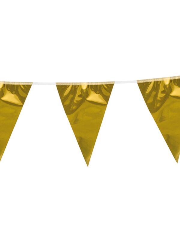 Wimpelkette gold 10m
