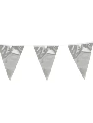 Wimpelkette silber 10m
