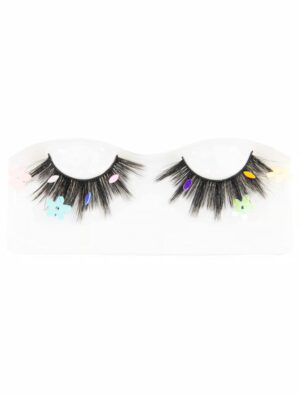 Wimpern Blumen bunt Farbe: bunt