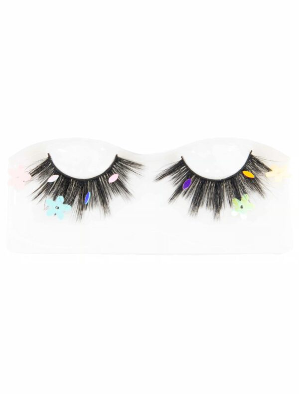 Wimpern Blumen bunt Farbe: bunt