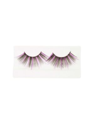 Wimpern Halloween schwarz/lila