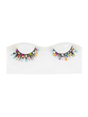Wimpern Herzen bunt Farbe: bunt