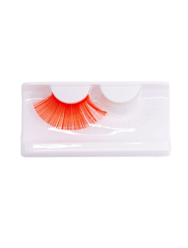 Wimpern Jumbo rot/weiß