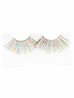 Wimpern Lametta bunt Farbe: bunt
