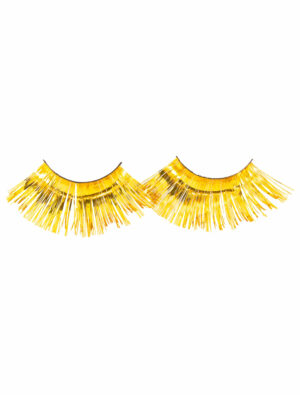 Wimpern Lametta gold