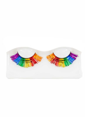 Wimpern Lametta rainbow