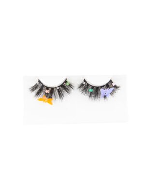 Wimpern Schmetterlinge bunt Farbe: bunt