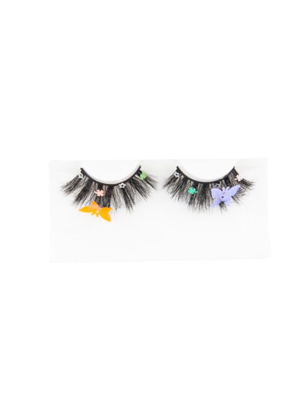 Wimpern Schmetterlinge bunt Farbe: bunt