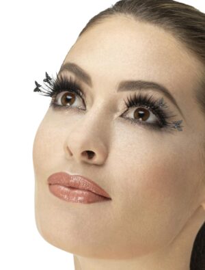 Wimpern Schmetterlinge schwarz