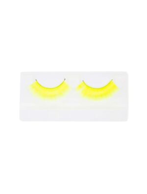 Wimpern neongelb