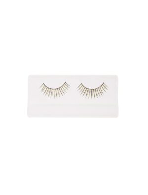 Wimpern schwarz/gold
