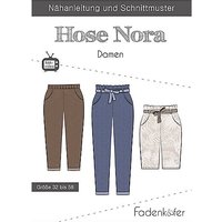 Fadenkäfer Schnitt "Hose Nora" für Damen
