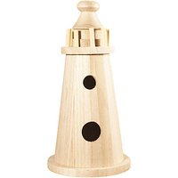 Leuchtturm aus Holz