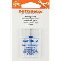 buttinette Zwillingsnadel "Stretch"