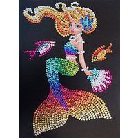 Sequin Art Paillettenbild "Meerjungfrau"