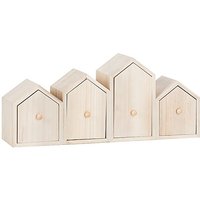 Schränkchen "Häuschen" aus Holz