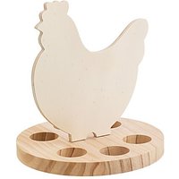 Eierhalter "Huhn" aus Holz