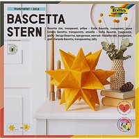 folia Transparentpapier-Faltblätter "Bascetta-Stern"